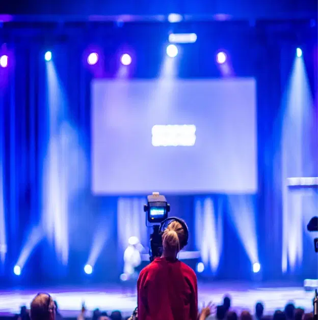 Enterprise conference logistics with breakout room scheduling and scalable event operations