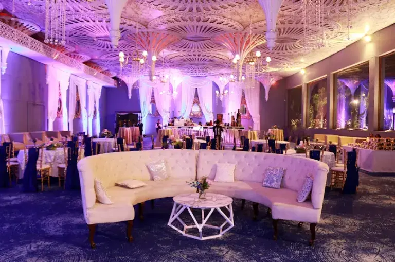 Luxury private event with custom decor, premium vendors, entertainment, and professional production