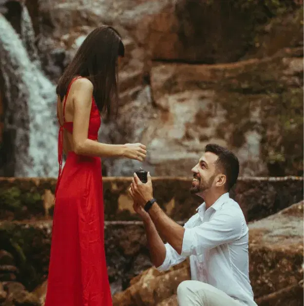 Marriage proposal planning and coordination ensuring smooth timing and surprise execution