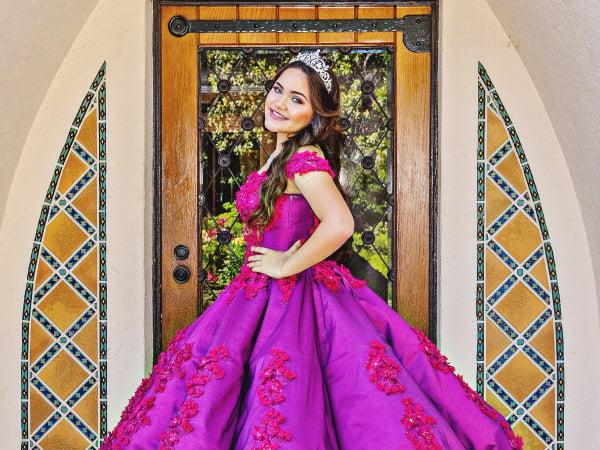 Quinceañera celebration with formal decor, dining, entertainment, traditions, and guest seating
