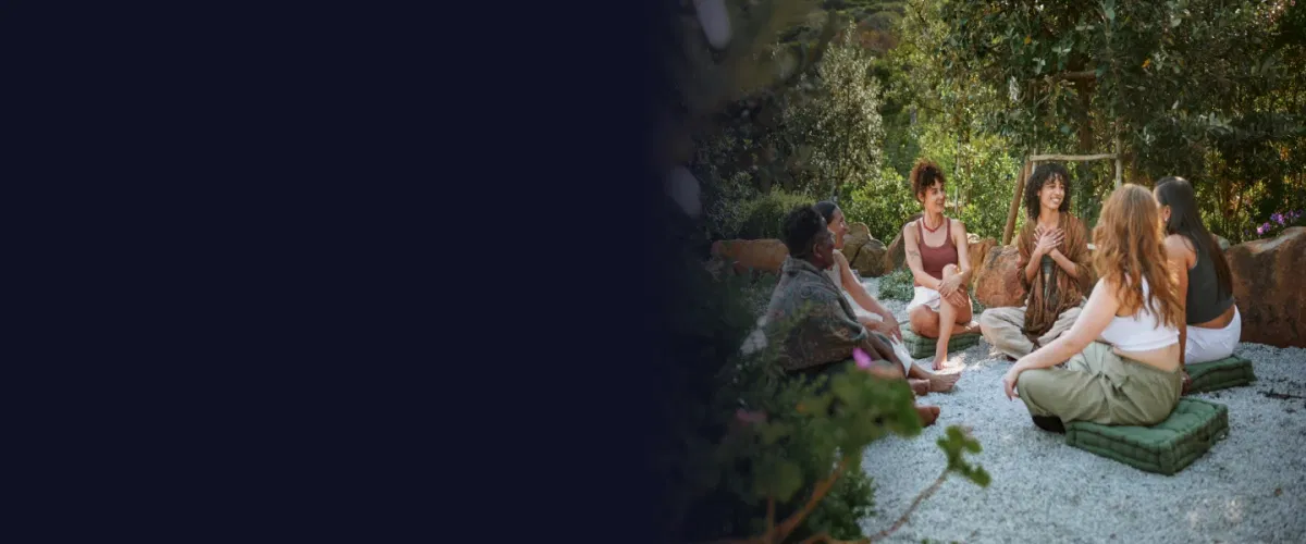 Corporate retreat with leadership workshops, team collaboration, and company offsite activities