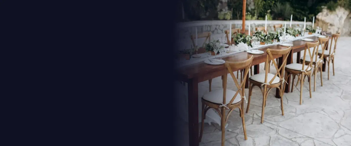 Engagement party planning with guest flow, venue setup, decor, and social celebration details