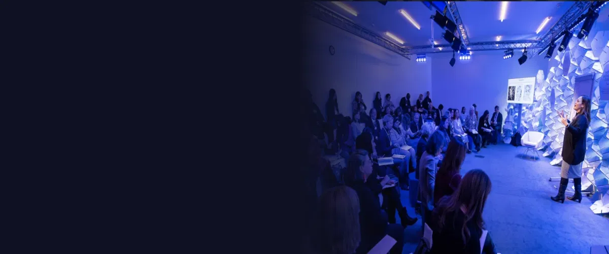 Executive thought leadership forum with industry dialogue and global leadership discussion environment