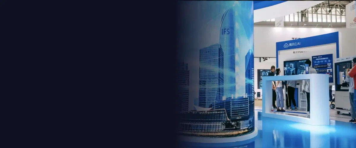 Trade show expo floor with exhibitor traffic coordination and convention operations management
