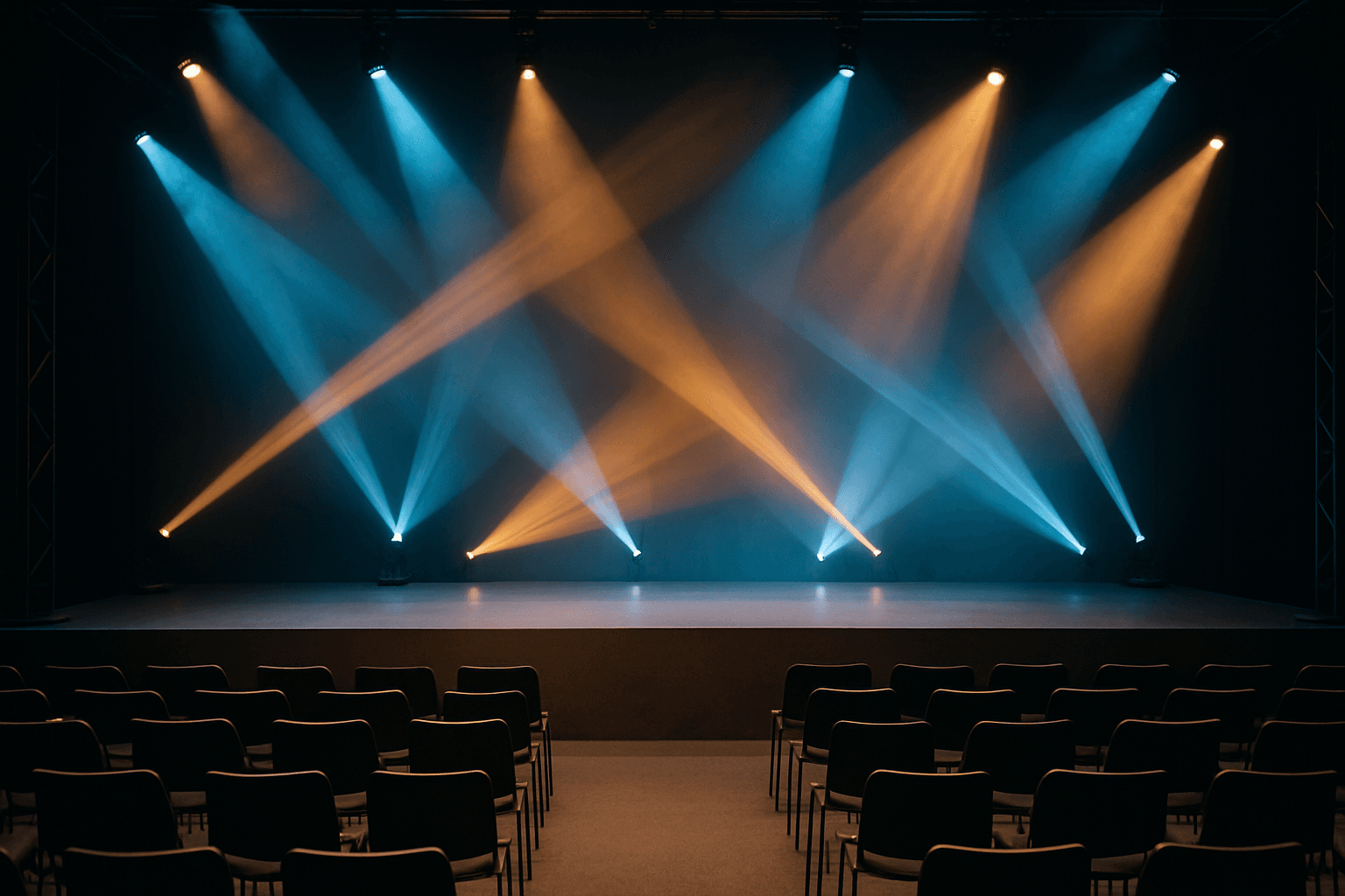 Event planner reviewing technology tools for conference production and attendee analytics